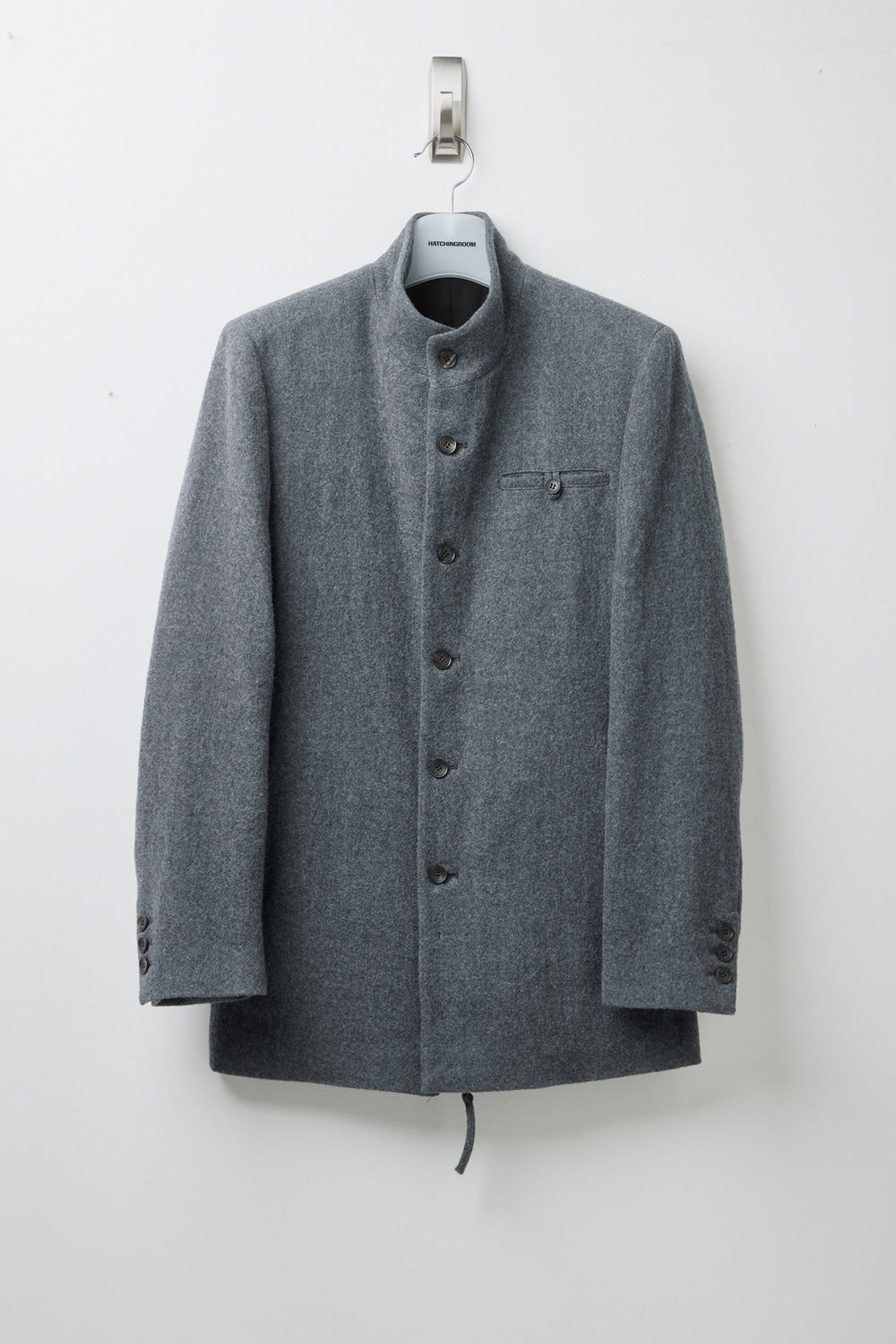 Hatchingroom - Stand Collar Coat (Charcoal) product image 1 | TRAB K-Fashion Australia