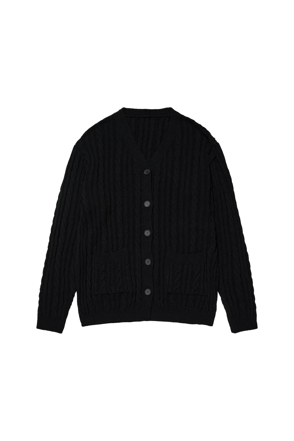 Deinet - Deinet Cable Cardigan (Black) product image 13 | TRAB K-Fashion Australia