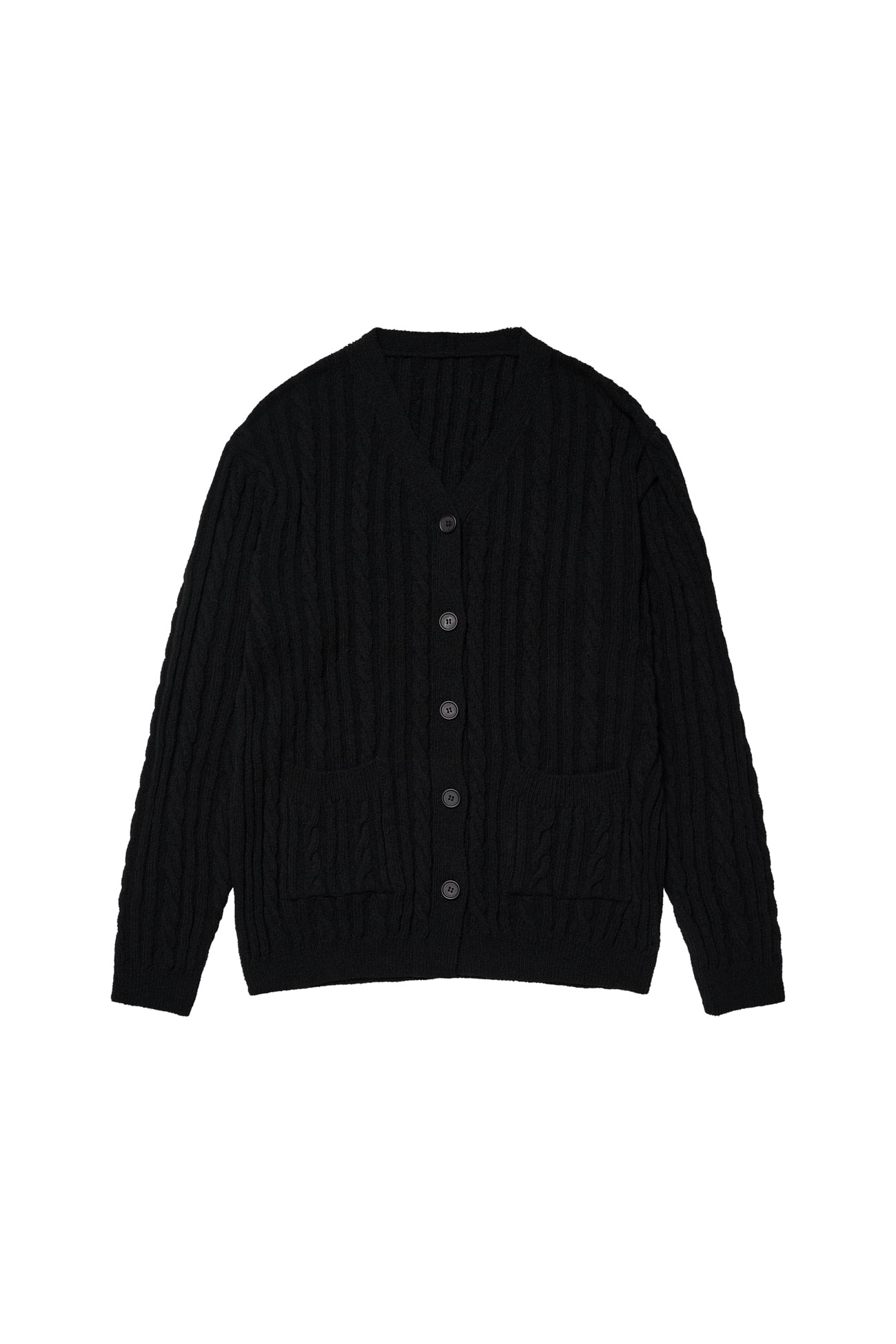 Deinet - Deinet Cable Cardigan (Black) product image 13 | TRAB K-Fashion Australia