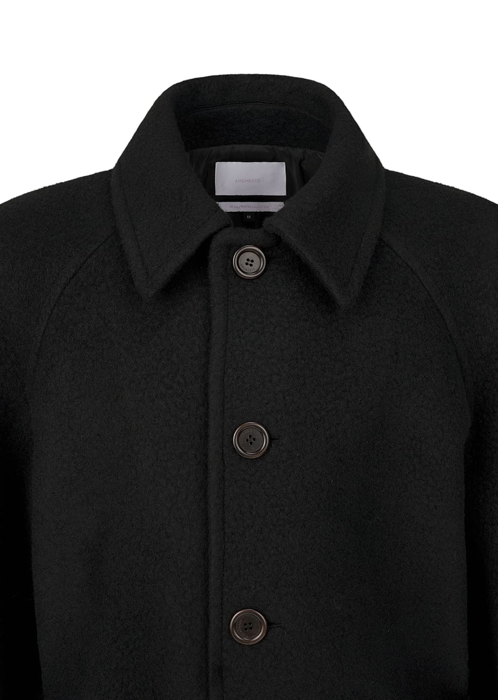 Amomento - men's raglan coat (Black) product image 9 | TRAB K-Fashion Australia
