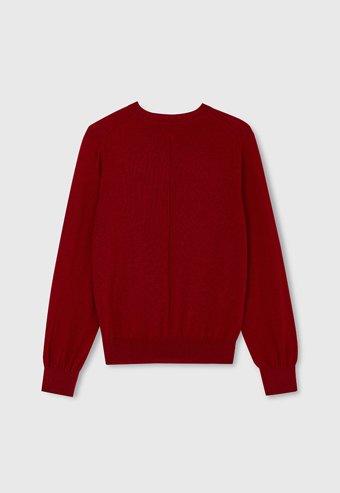 Tonywack - Pure Cashmere V-Neck Sweater (Red) product image 7 | TRAB K-Fashion Australia