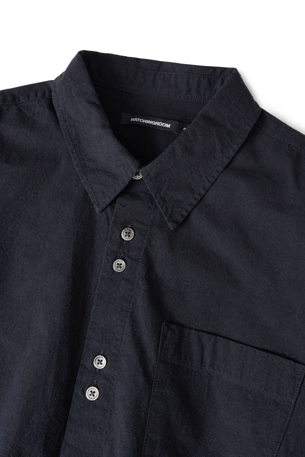 Hatchingroom - Rana Shirt Silk Nep (Black) product image 3 | TRAB K-Fashion Australia