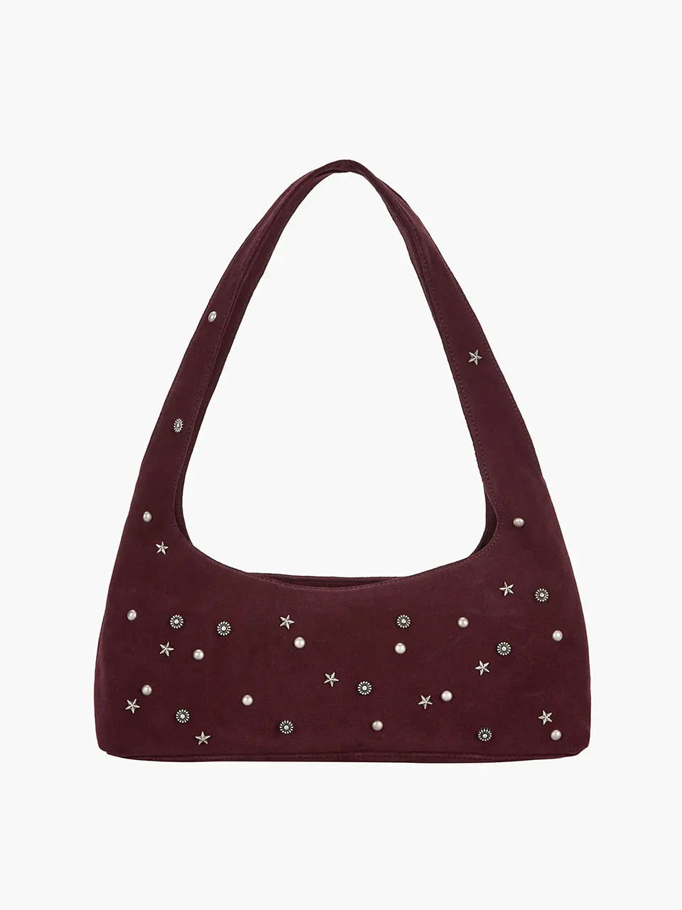 Marge Sherwood - Halter Hobo (Wine Studded Suede) product image 6 | TRAB K-Fashion Australia