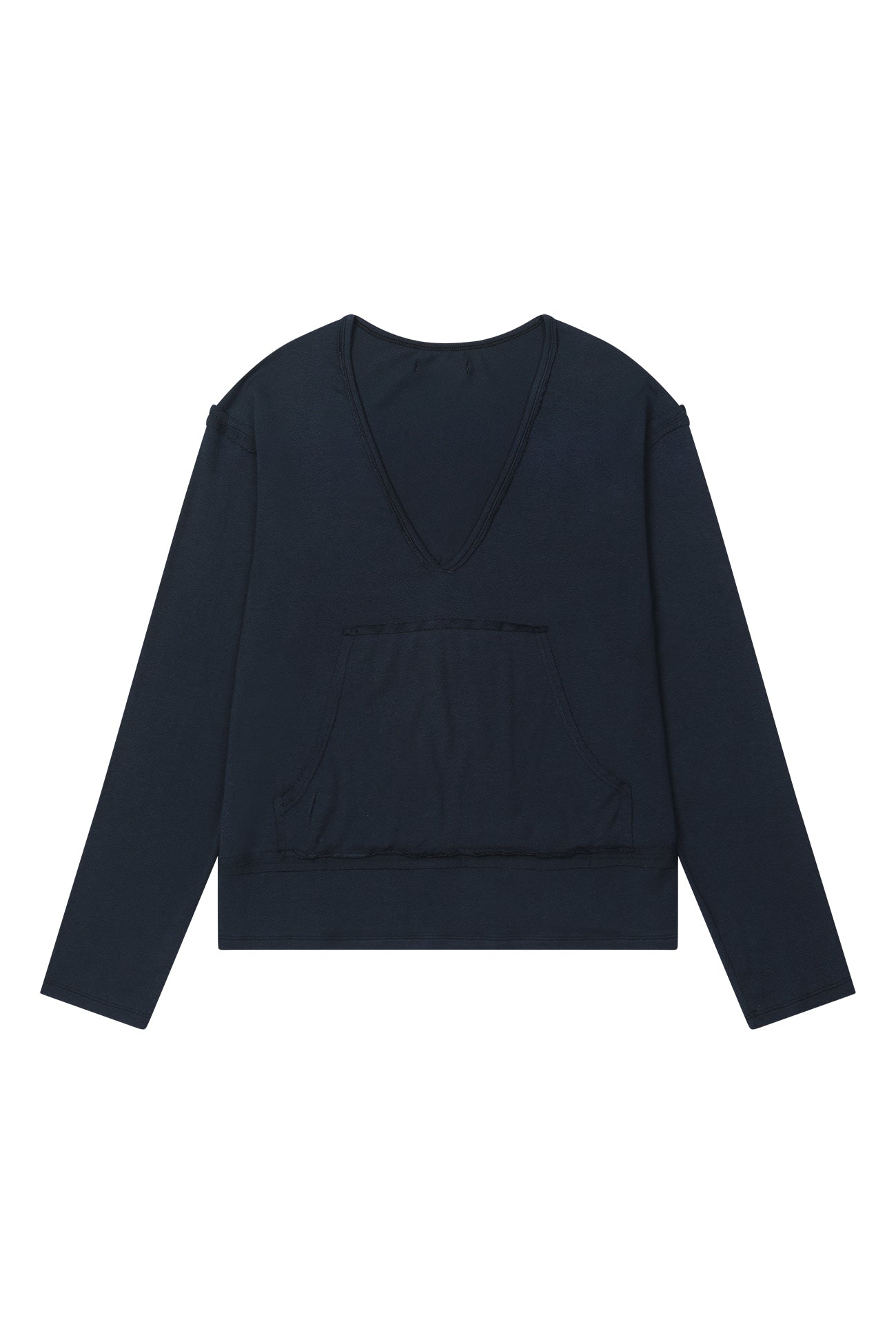 Deinet - Raw V Long Sleeve (Navy) product image 9 | TRAB K-Fashion Australia