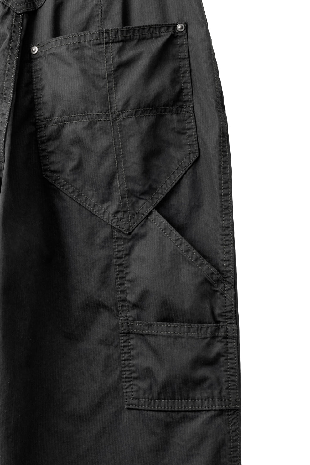 Hatchingroom - Shield Pants Herringbone Stripe (Dyed Black) product image 6 | TRAB K-Fashion Australia