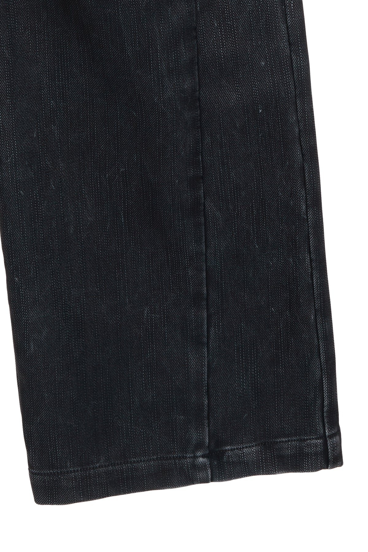 Matin Kim - Biker Detail Washed Leather Pants (Navy) product image 4 | TRAB K-Fashion Australia