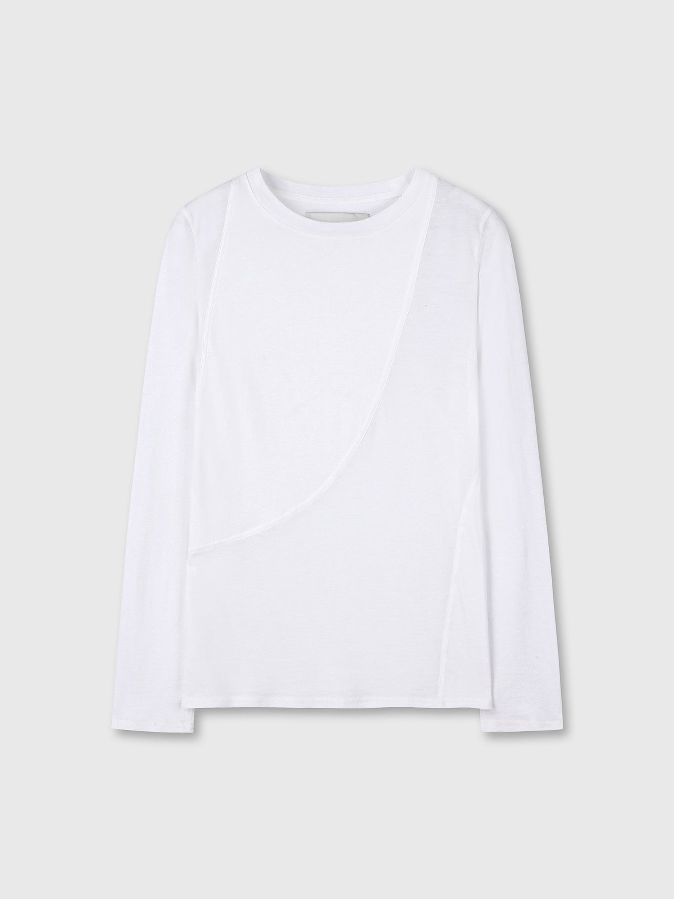 Tonywack - Cotton Modal Cut-Out Long Sleeve (White) product image 8 | TRAB K-Fashion Australia