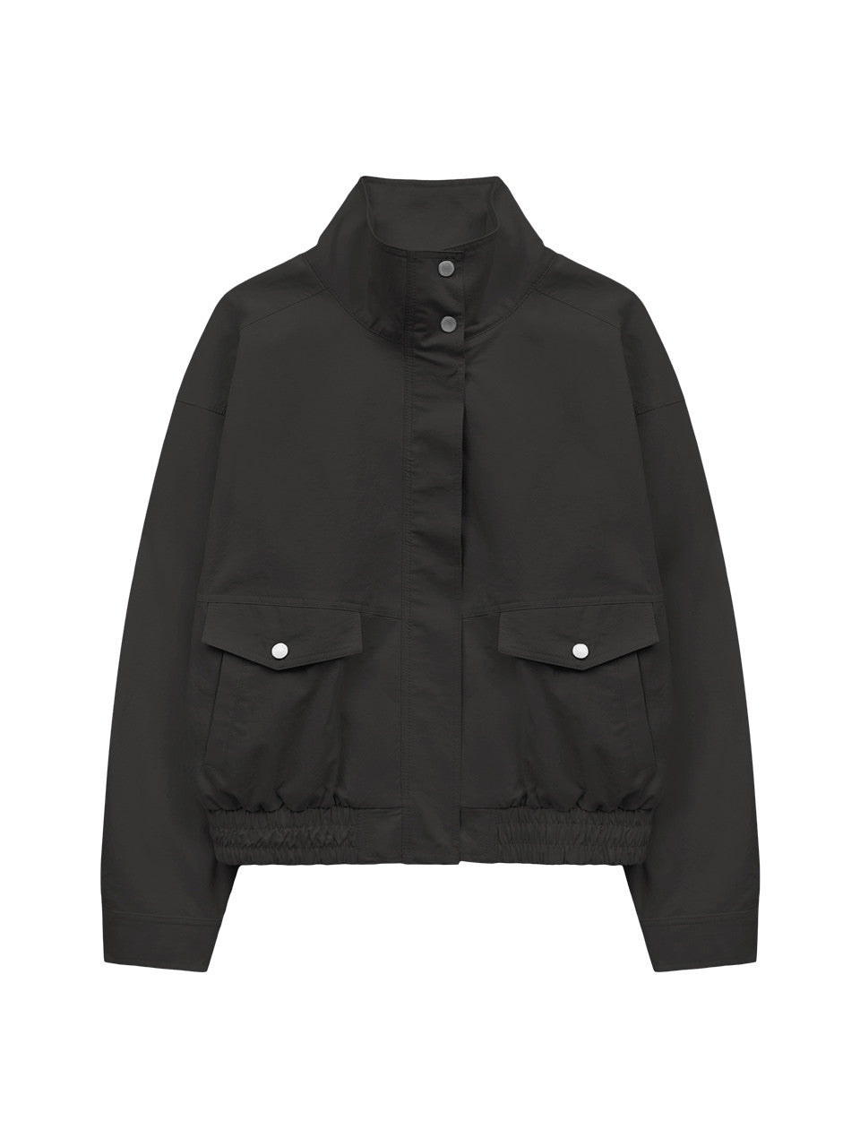 Margarin Fingers - Cotton Bomber Jacket (Charcoal) product image 2 | TRAB K-Fashion Australia