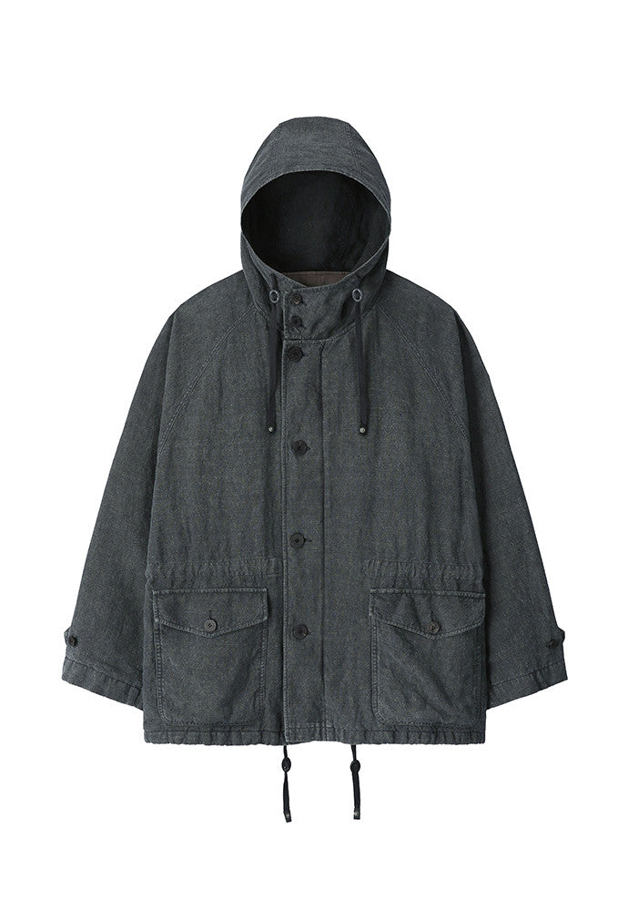 Art if acts - Linen Military Parka (Black) product image 8 | TRAB K-Fashion Australia