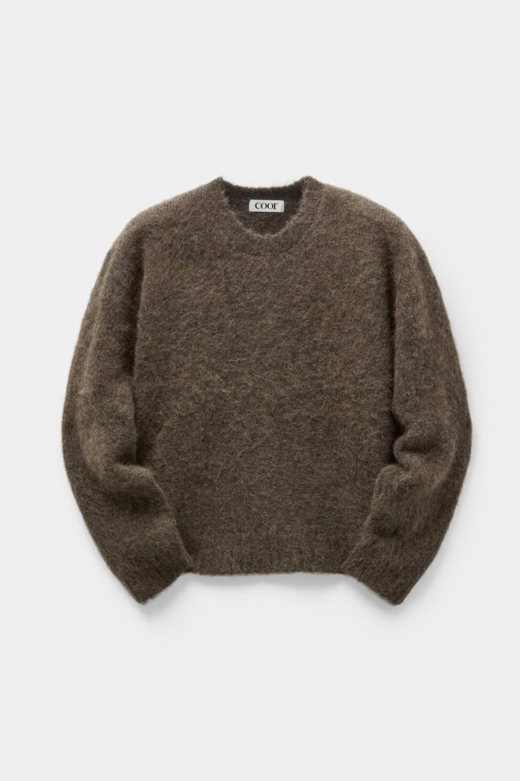 Coor - Maxi Alpaca-Blend Hairy Sweater (Mocha) product image 1 | TRAB K-Fashion Australia