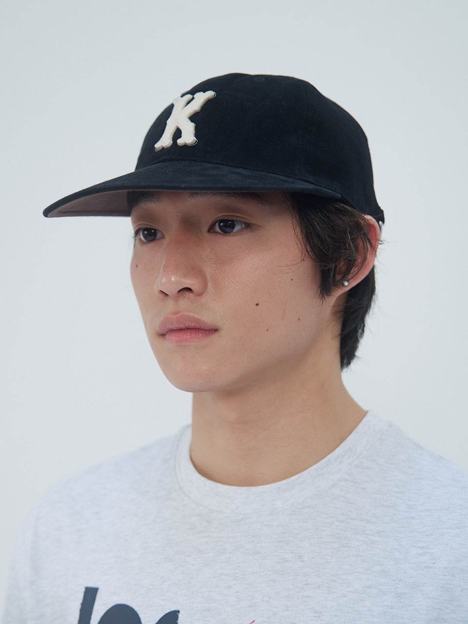 Kijun - K Initial Cap (Black) product image 2 | TRAB K-Fashion Australia