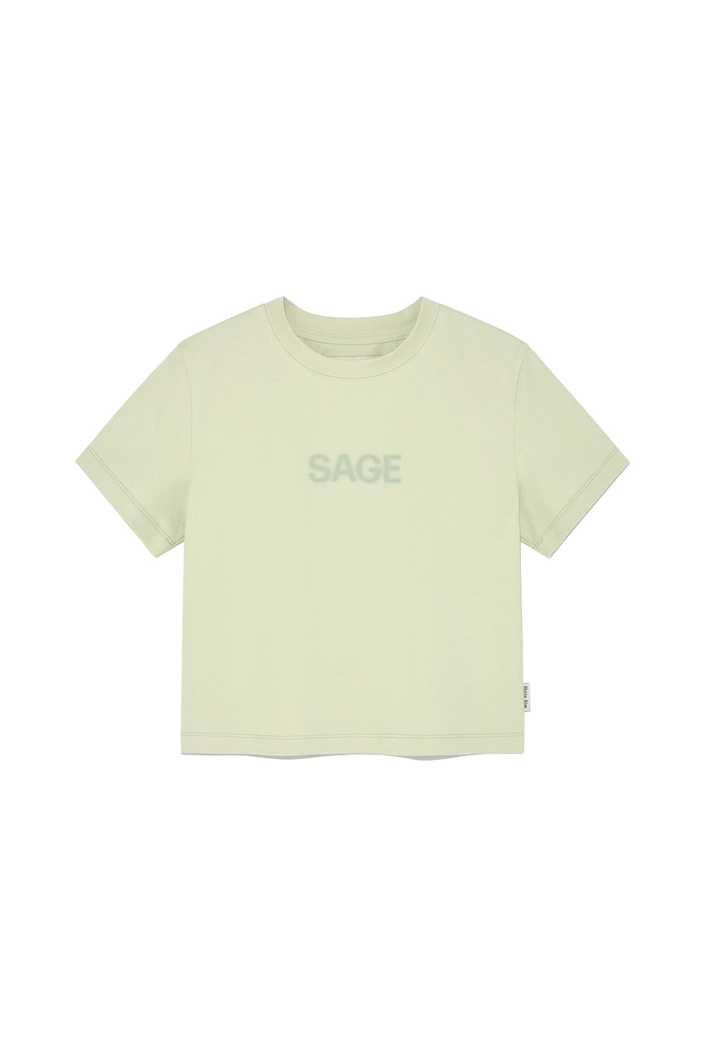 Matin Kim - Color Name Printing Top (Light Green) product image 1 | TRAB K-Fashion Australia