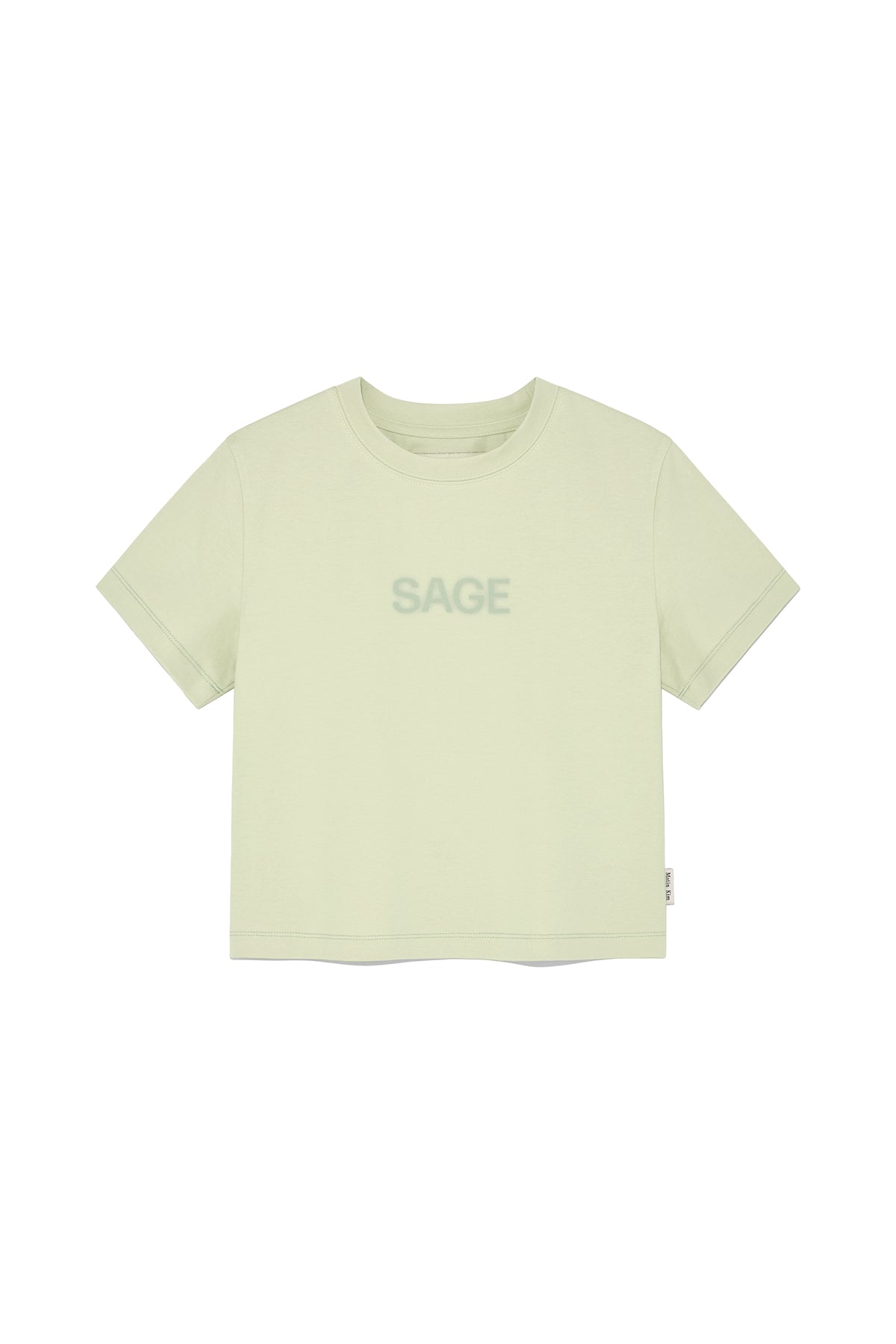 Matin Kim - Color Name Printing Top (Light Green) product image 1 | TRAB K-Fashion Australia