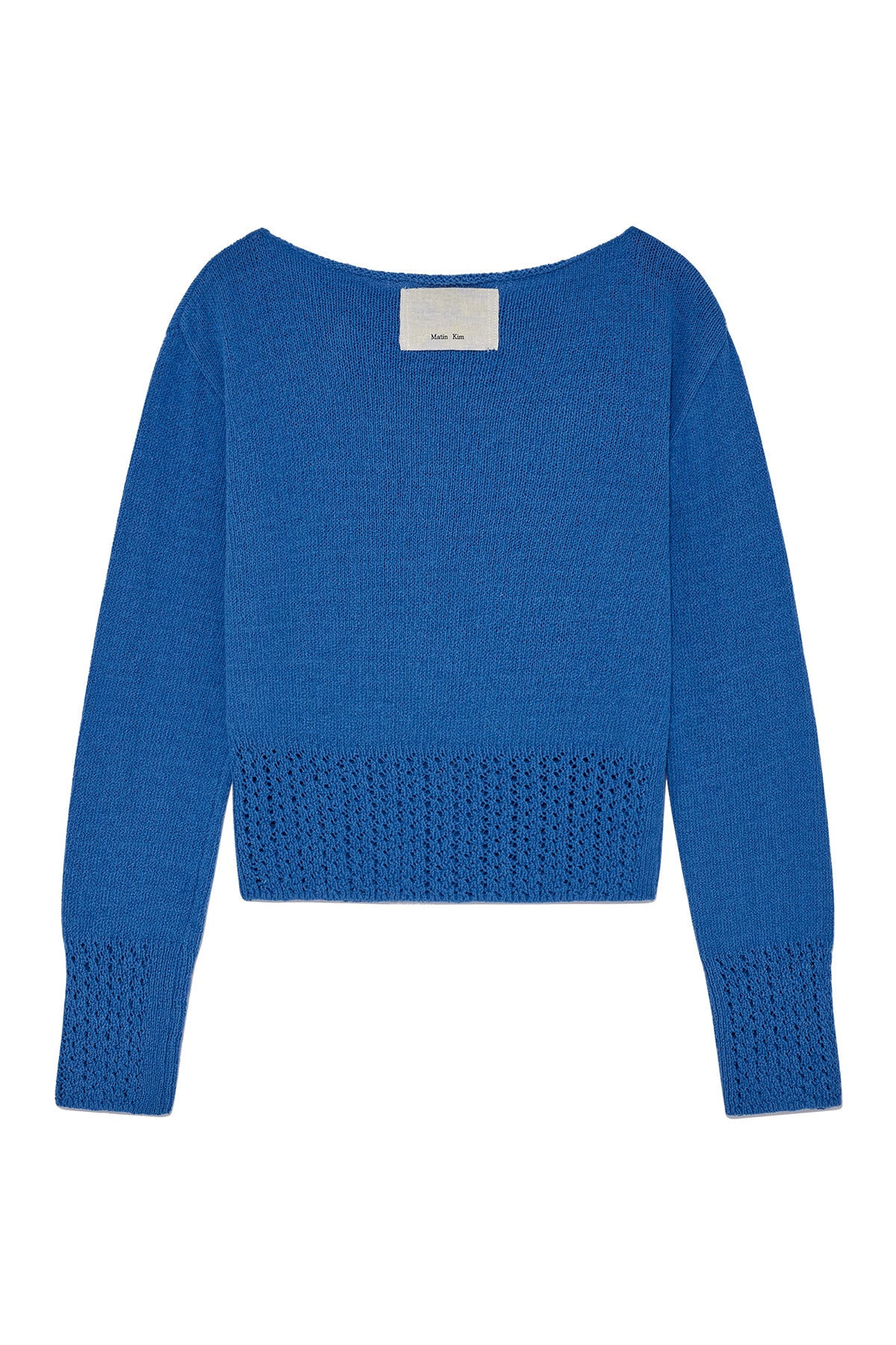 Matin Kim - For Lovers Punching Point Pullover (Light Blue) product image 2 | TRAB K-Fashion Australia