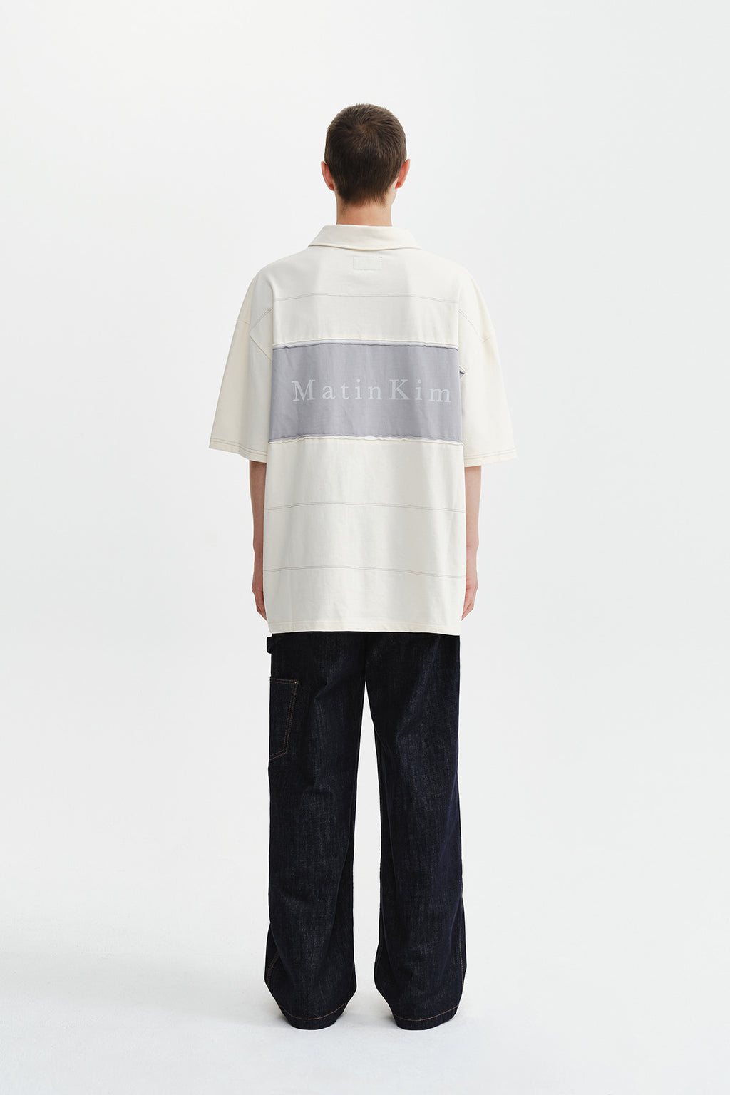 Matin Kim - Cut Out Block Collar Top (Ivory) product image 8 | TRAB K-Fashion Australia