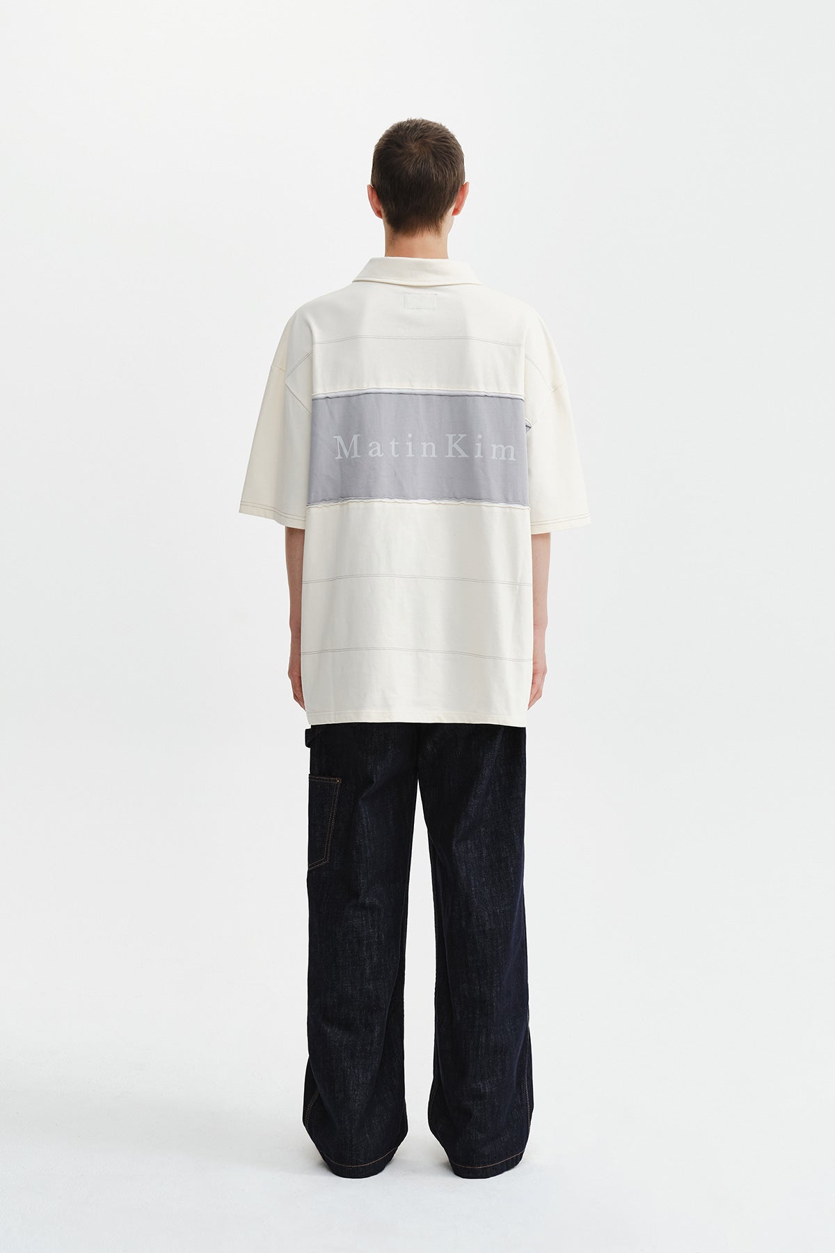 Matin Kim - Cut Out Block Collar Top (Ivory) product image 8 | TRAB K-Fashion Australia