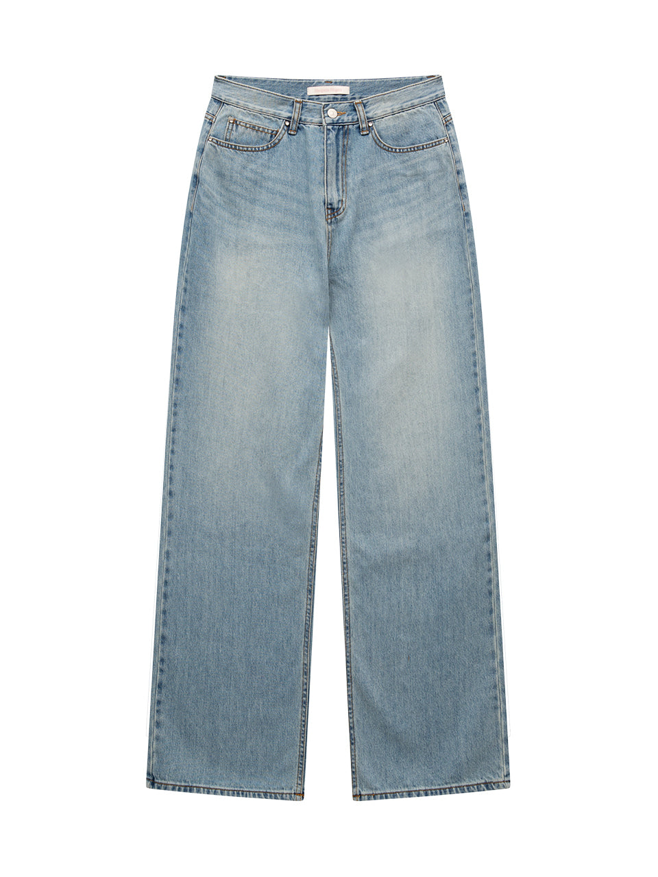 Margarin Fingers - Rivet Wide Denim Pants (Light Blue) product image 2 | TRAB K-Fashion Australia