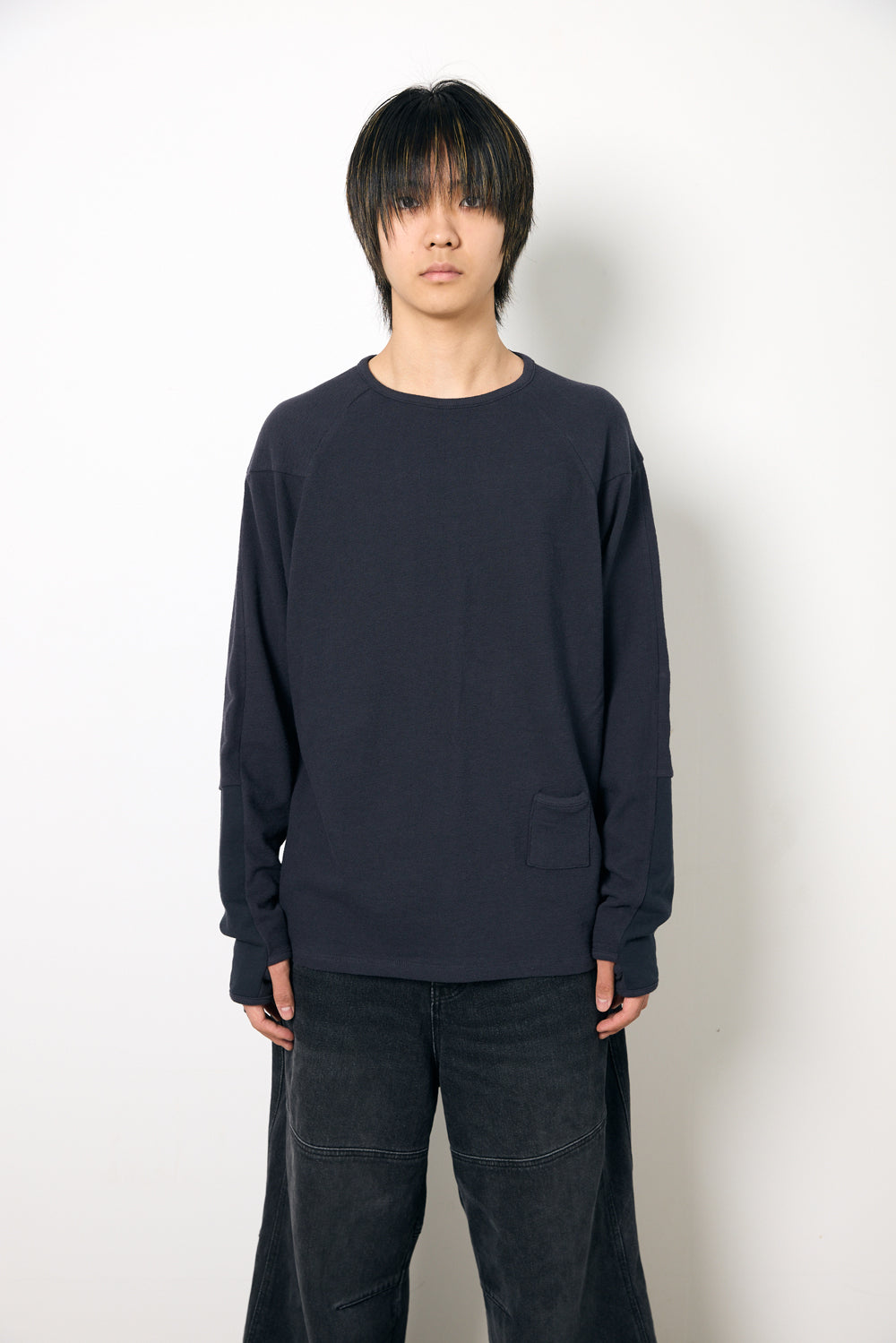 Hatchingroom - Incision Tee Blue (Charcoal) product image 11 | TRAB K-Fashion Australia
