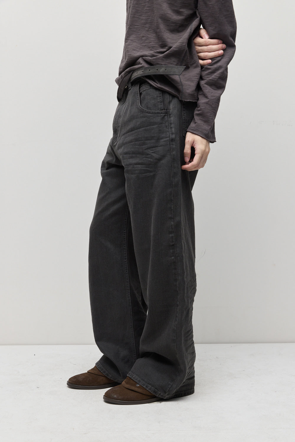 Hatchingroom - VTG Waxed Jeans (Charcoal) product image 16 | TRAB K-Fashion Australia