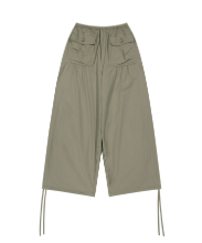 Coyseio - Shirring Tobi Pants (Khaki) product image 1 | TRAB K-Fashion Australia