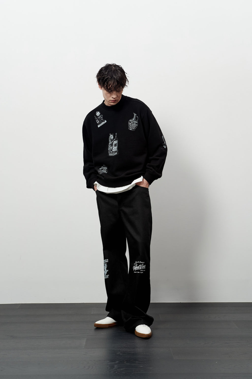 Stu - Printing Pants (Black) product image 3 | TRAB K-Fashion Australia