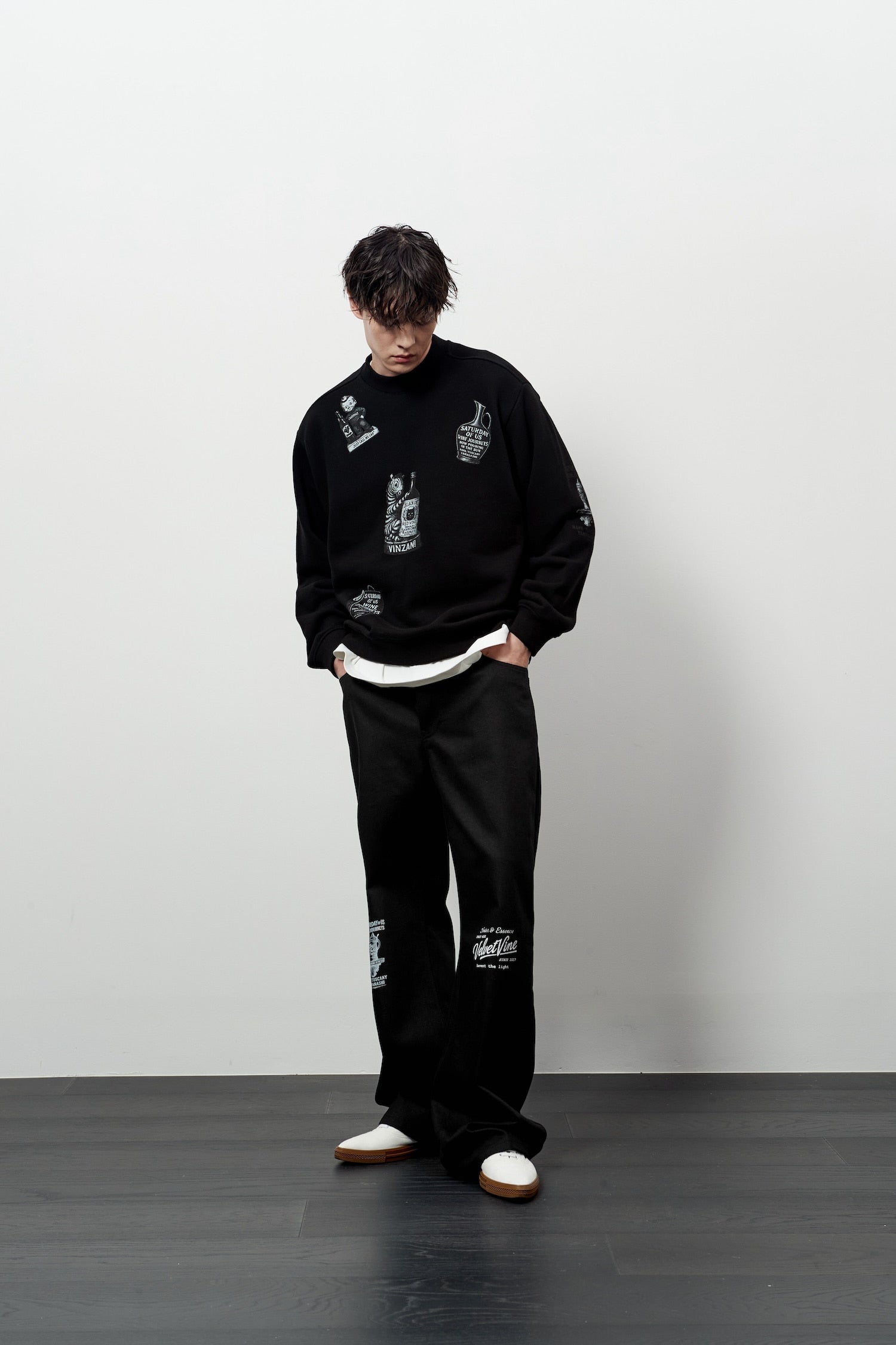 Stu - Printing Pants (Black) product image 3 | TRAB K-Fashion Australia