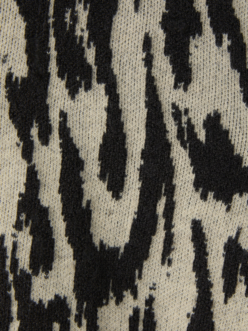 Recto - Leopard Jacquard Polo Knit Top (Dark Brown) product image 10 | TRAB K-Fashion Australia