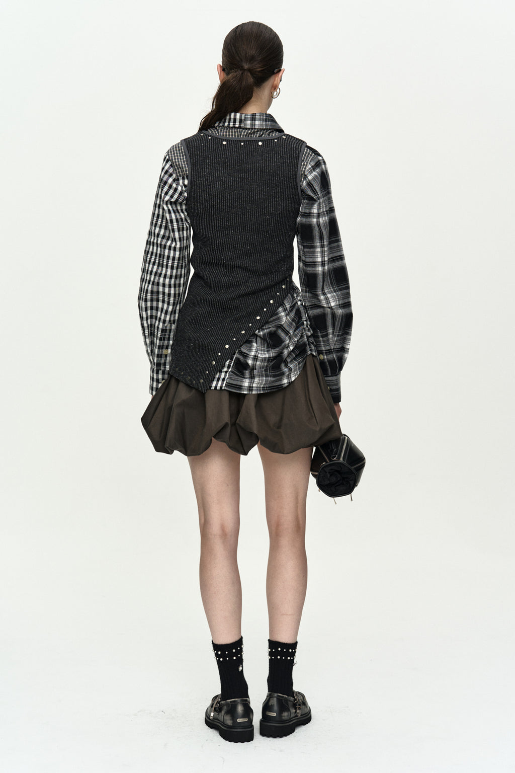 Andersson Bell - Hot-Fix Tank Top (Charcoal) product image 4 | TRAB K-Fashion Australia