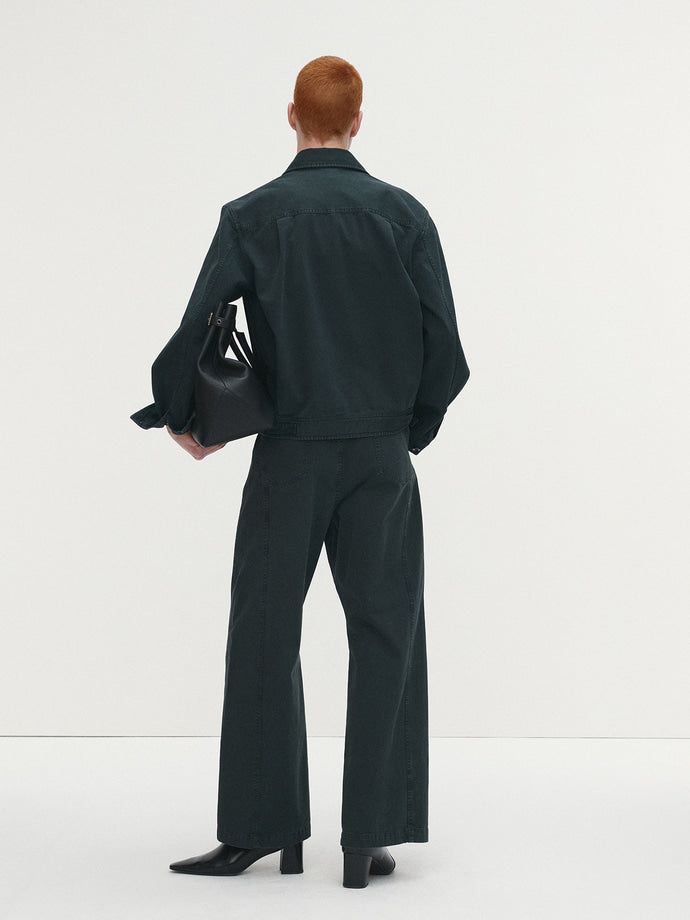 Tonywack - Garment-Dyed Cotton Officer Jacket (Anthracite) product image 3 | TRAB K-Fashion Australia