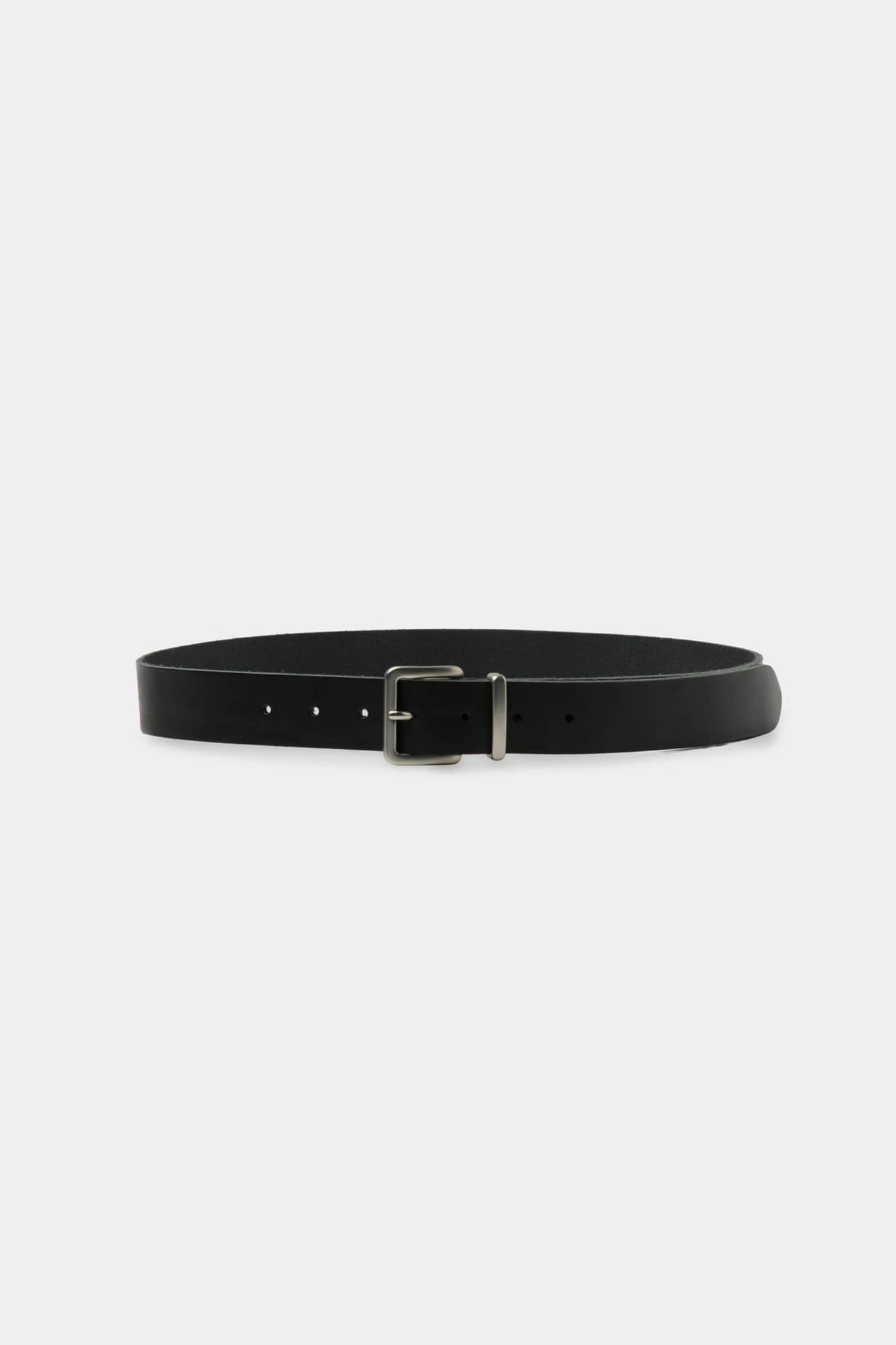 Coor - Vintage Finish Cow Leather Belt (Black) product image 1 | TRAB K-Fashion Australia