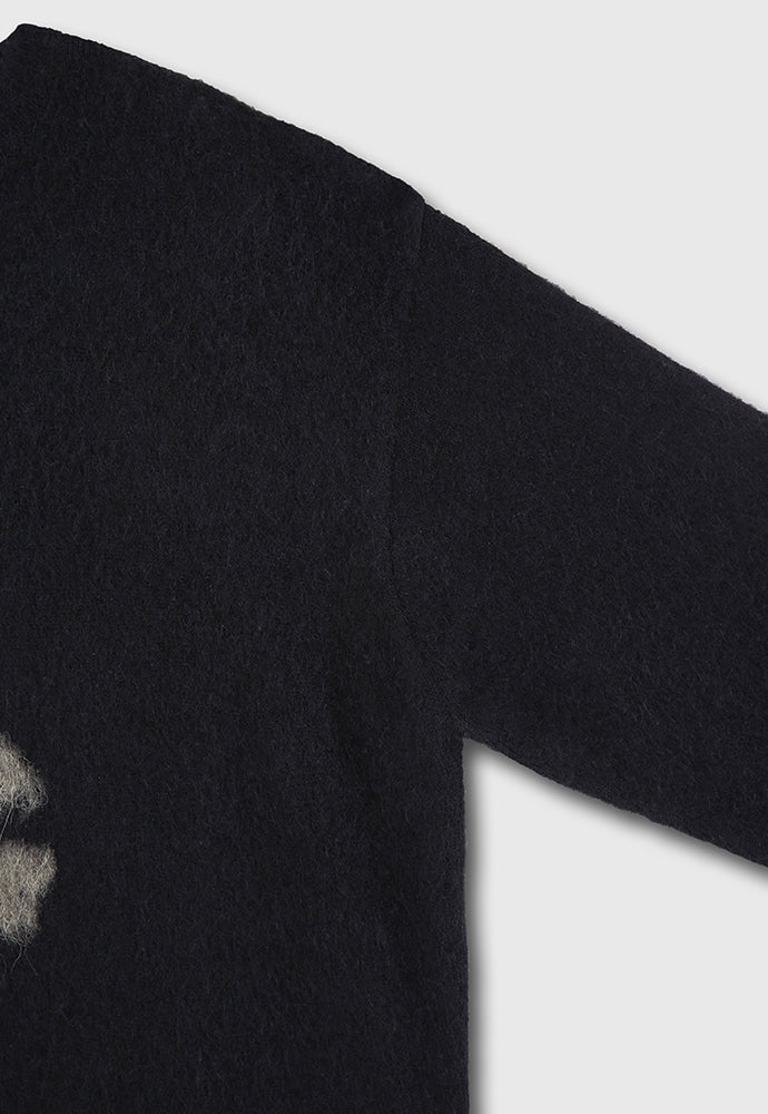 Tonywack - Brushed Alpaca Cranial Bone Sweater (Black) product image 11 | TRAB K-Fashion Australia