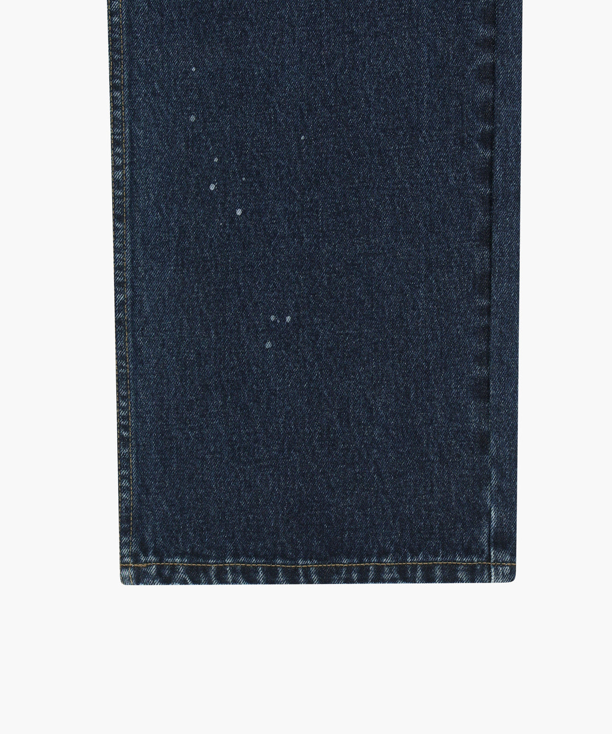Marithe & Francois Girbaud - Semi-wide Painted Washed Denim Pants (Dark Blue) product image 6 | TRAB K-Fashion Australia