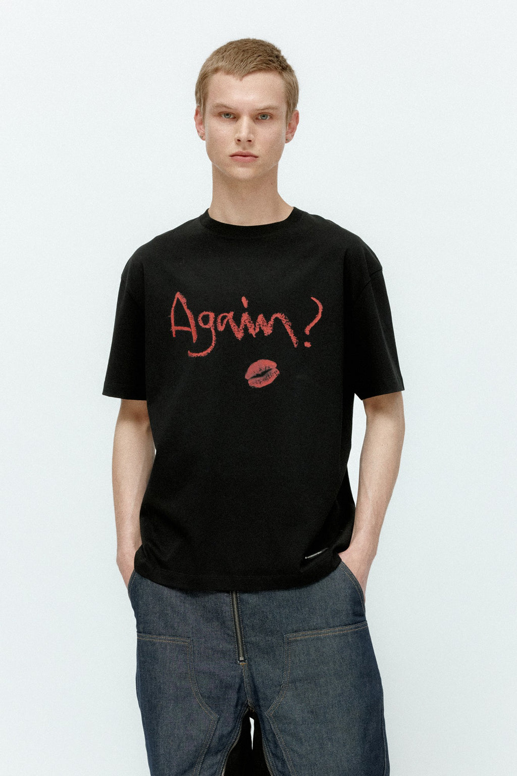 Andersson Bell - (essential) Unisex Again Lip T-Shirt (Essential) product image 1 | TRAB K-Fashion Australia