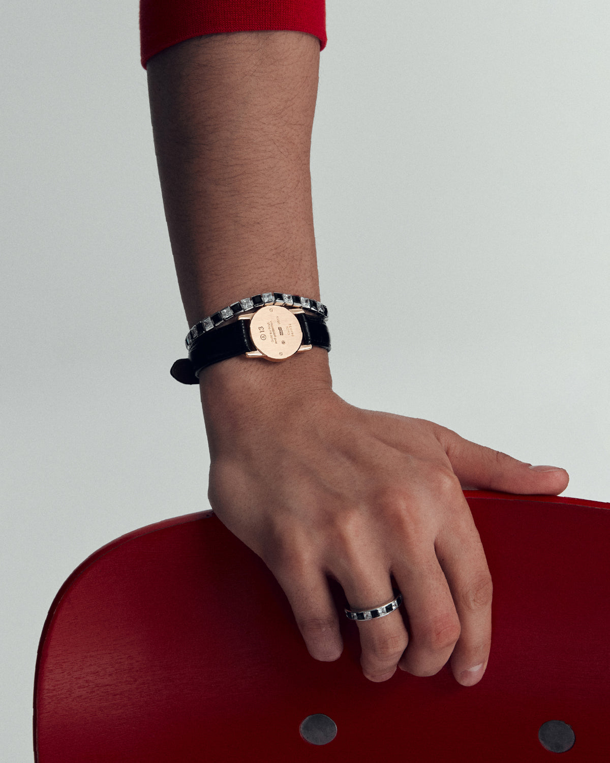 Numbering - Square N-dia Tennis Bracelet #3954 product image 1 | TRAB K-Fashion Australia