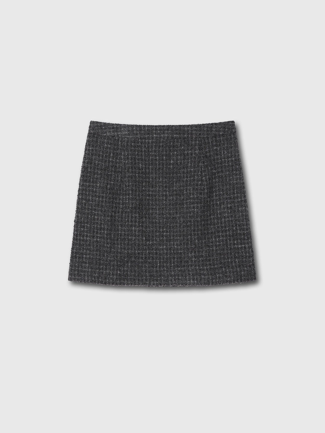 Tonywack - Wool Tweed Mini Skirt (Dark Grey) product image 8 | TRAB K-Fashion Australia