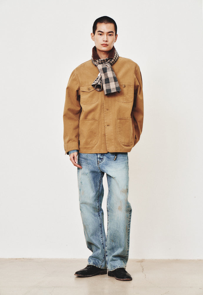 Art if acts - Garment Washed Chore Jacket (Tan) product image 4 | TRAB K-Fashion Australia