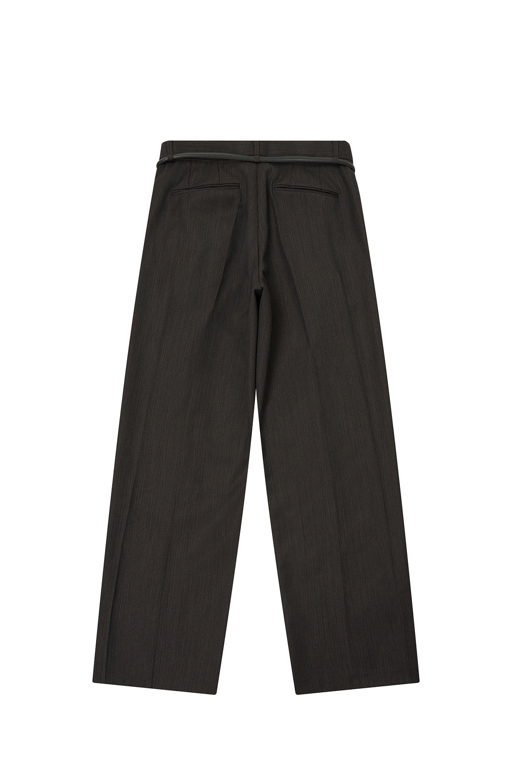 STU - Crease Belt Slacks (Charcoal (1st Reorder )) product image 17 | TRAB K-Fashion Australia