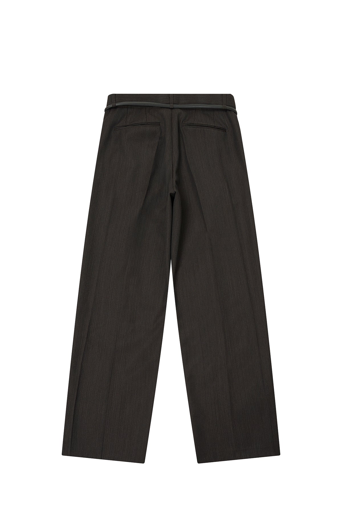 STU - Crease Belt Slacks (Charcoal (1st Reorder )) product image 17 | TRAB K-Fashion Australia