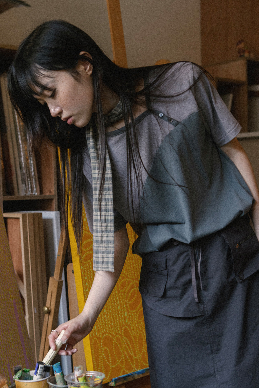Hatchingroom - Scarf Tee (M.Grey) product image 10 | TRAB K-Fashion Australia