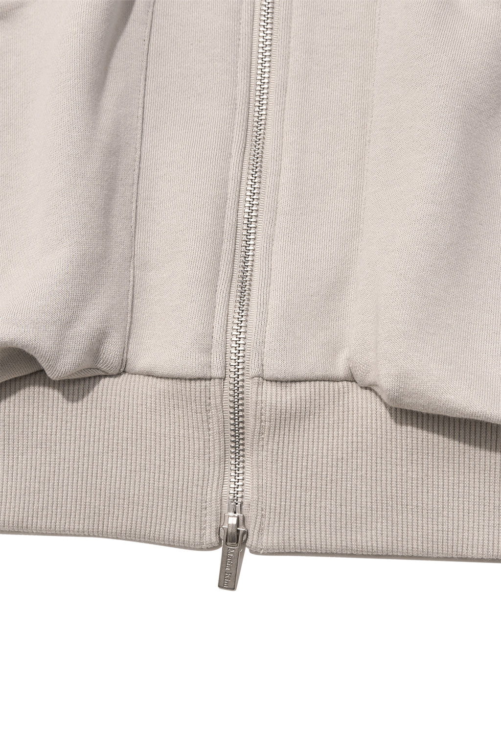 Matin Kim - Volume Pocket Hoody Zip Up (Beige) product image 5 | TRAB K-Fashion Australia