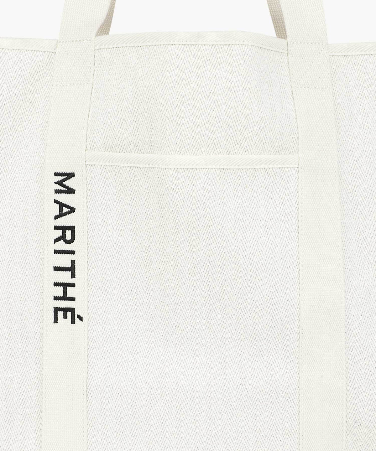 Marithe & Francois Girbaud - Regular Logo Big Cotton Bag (Natural) product image 4 | TRAB K-Fashion Australia