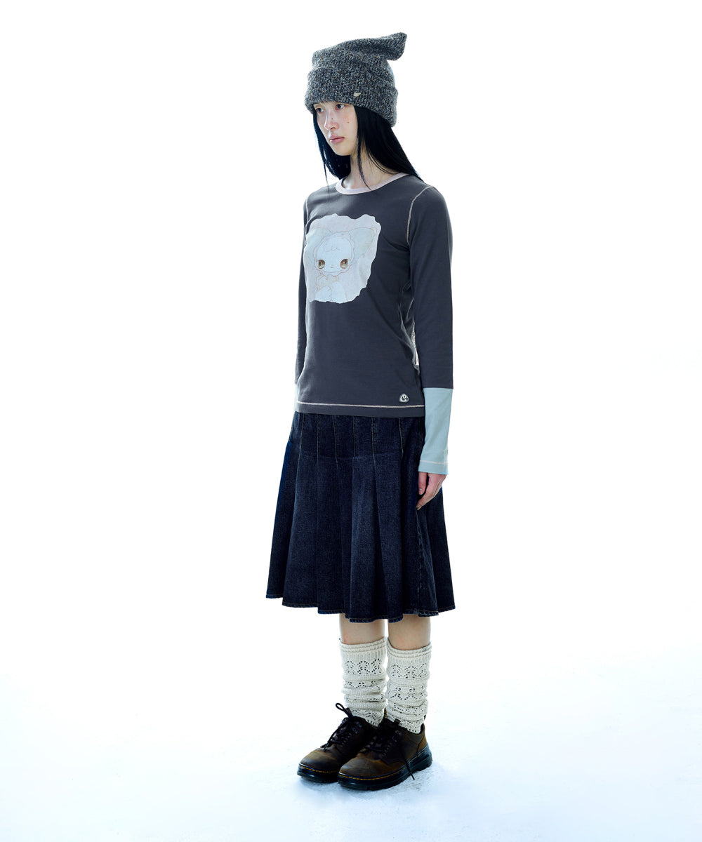 Coyseio - Mori Knee Socks (Ivory) product image 11 | TRAB K-Fashion Australia