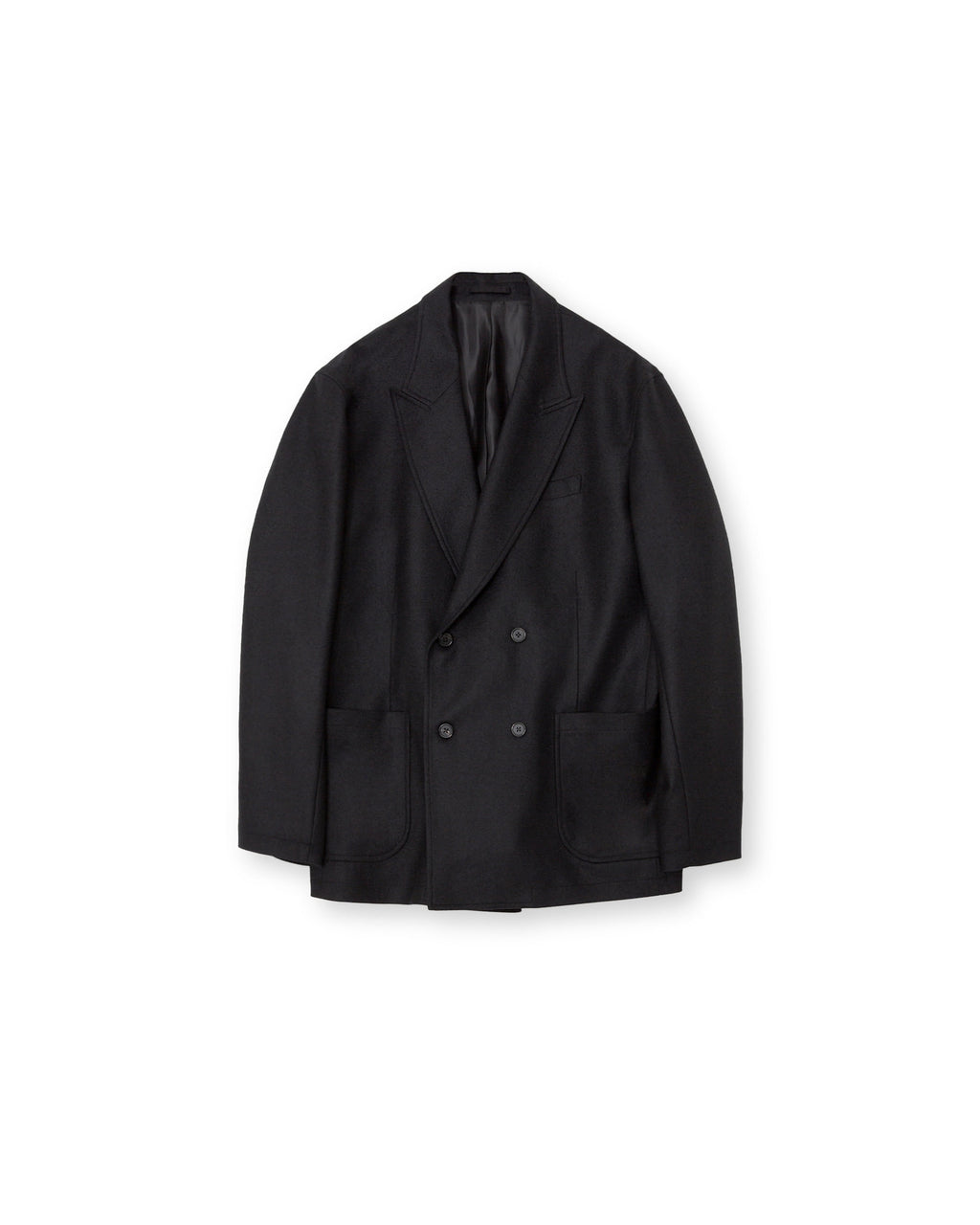 Brownyard - Pure Wool Double Breasted Jacket (Black) product image 5 | TRAB K-Fashion Australia