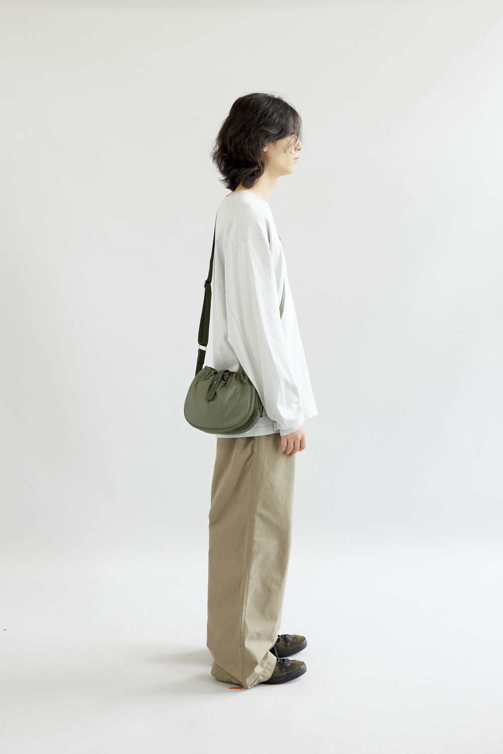 Hatchingroom - Wavy Bag Mini Padded Nylon Mil (Green) product image 7 | TRAB K-Fashion Australia