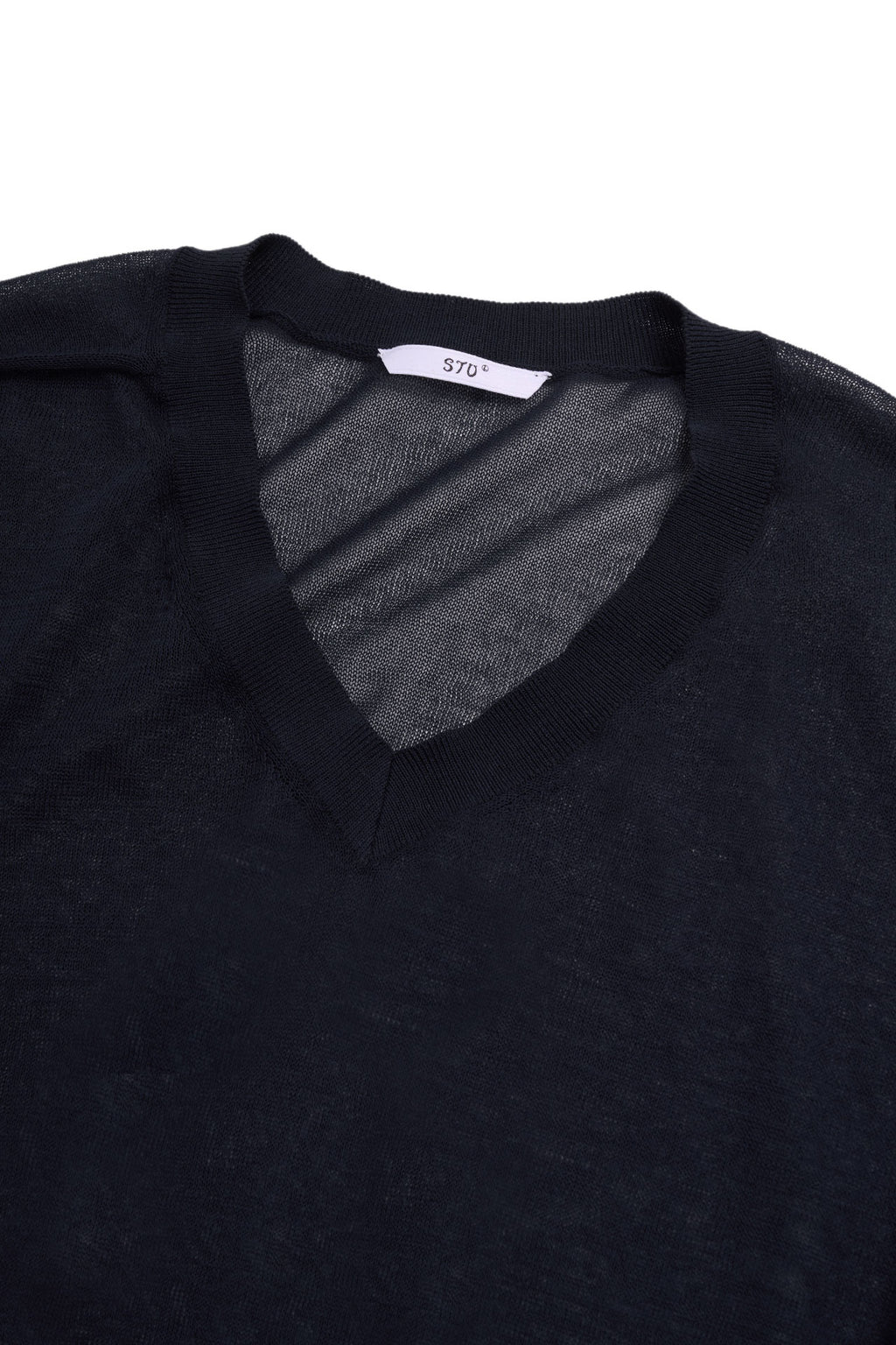 STU - Sheer V-Neck Knit (Navy) product image 19 | TRAB K-Fashion Australia