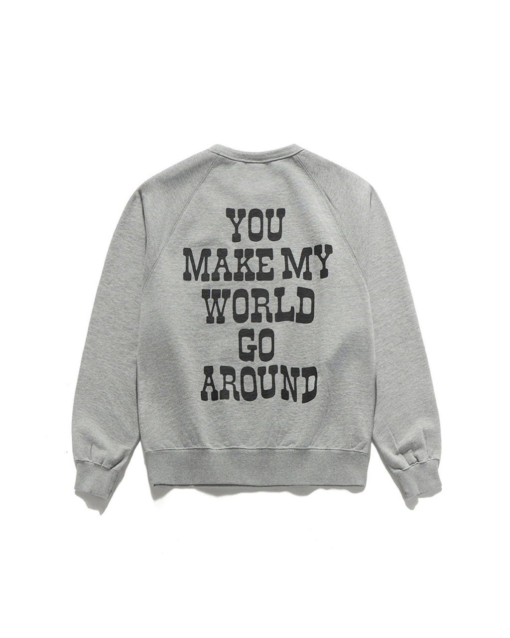 Eastlogue - Felix Classic Raglan Sweat Shirt (Melange Grey) product image 2 | TRAB K-Fashion Australia