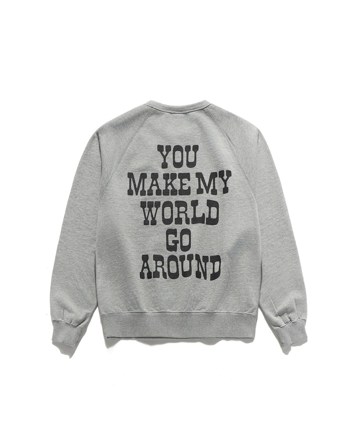 Eastlogue - Felix Classic Raglan Sweat Shirt (Melange Grey) product image 2 | TRAB K-Fashion Australia