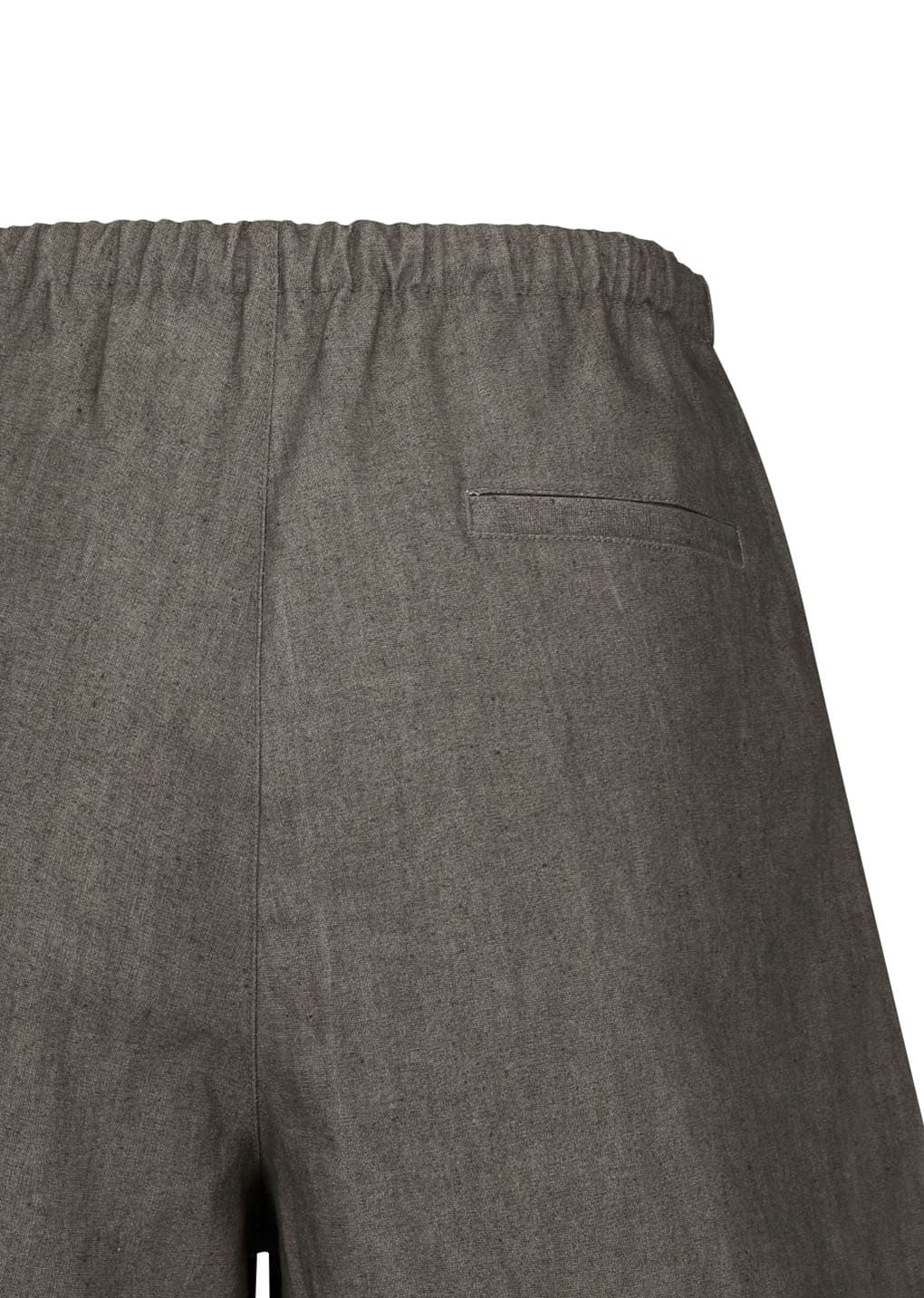 Amomento - Linen Drawstring Shorts (Brown) product image 9 | TRAB K-Fashion Australia