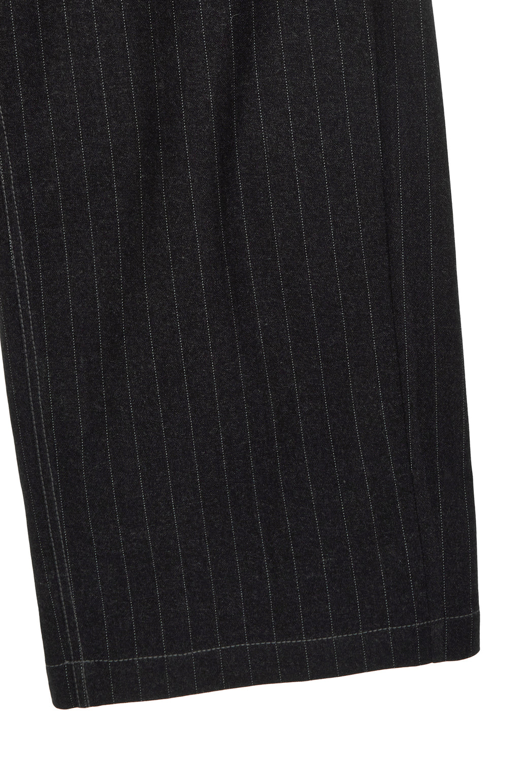 Matin Kim - Denim Like Stripe Wide Pants (Charcoal) product image 4 | TRAB K-Fashion Australia