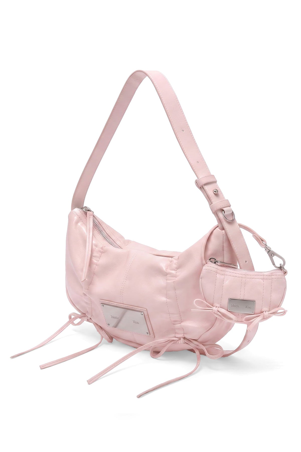 Matin Kim - Half Shirring Ribbon Charm (Light Pink) product image 1 | TRAB K-Fashion Australia